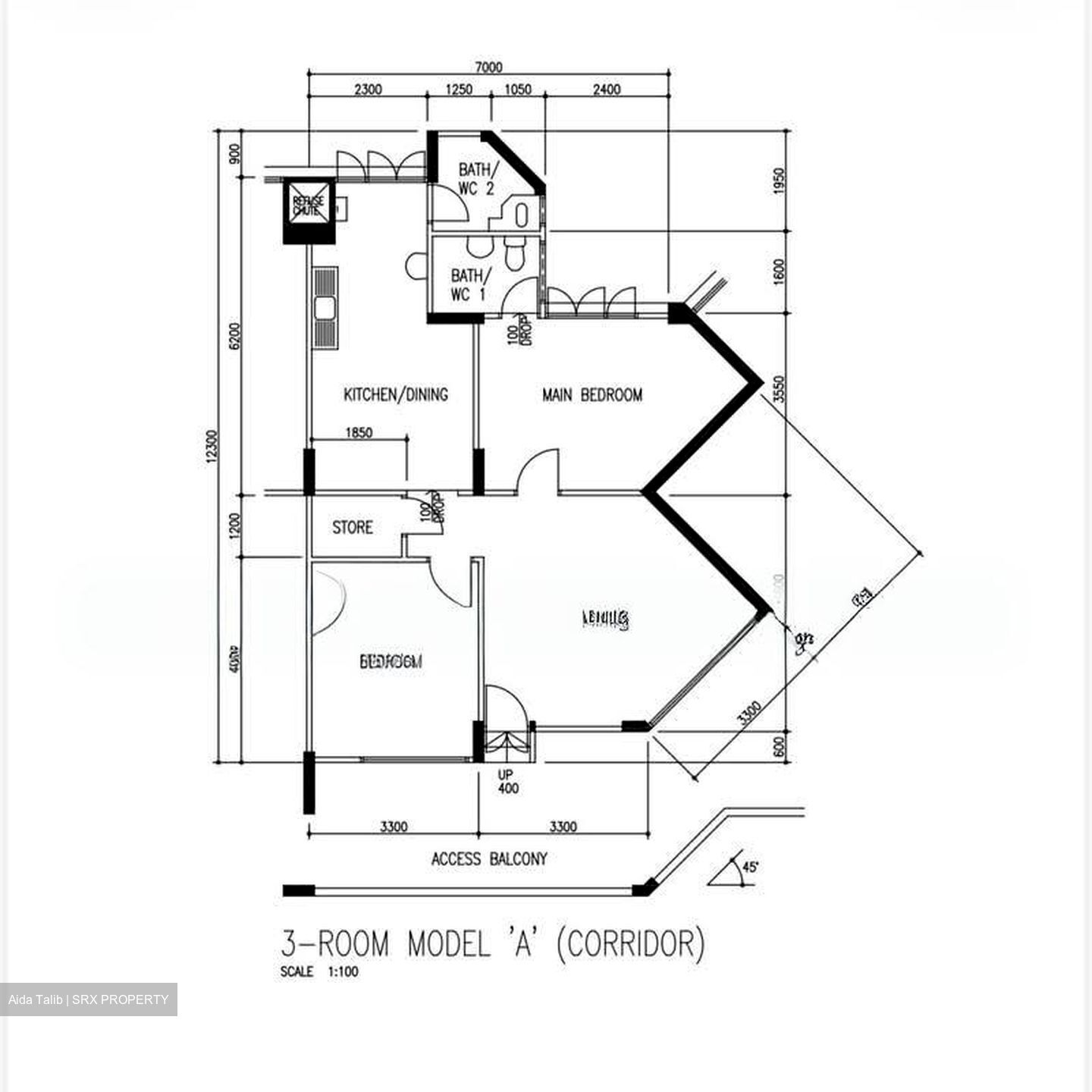 Blk 261 Tampines Street 21 (Tampines), HDB 3 Rooms #546891331